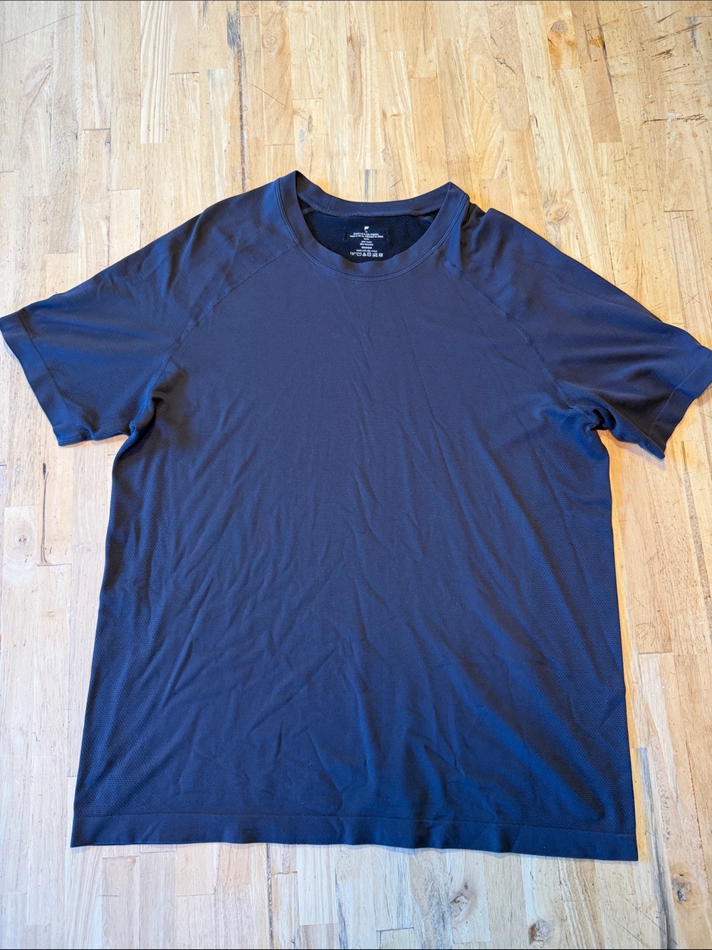 Fabletics Navy Short-Sleeve Performance Tee